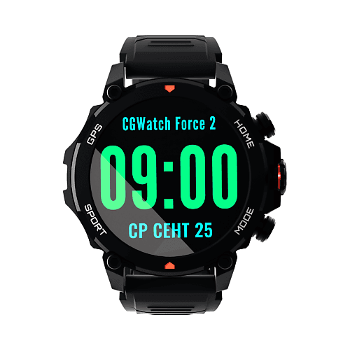CASEGURU.RU Умные наручные смарт-часы CGWatch Force 2, фитнес-браслет для женщин и мужчин