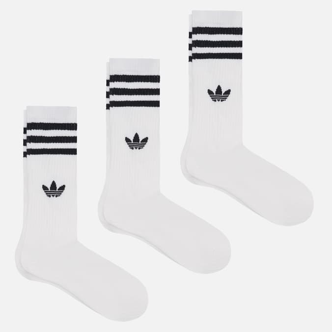 Комплект носков adidas 3-Stripes High Crew 3-Pack
